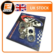 FACTORY IMAGE RACING FOOT PEGS STAINLESS STEEL HONDA CR 88-94 CR125 / 250 / 500
