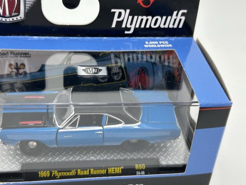 MACCHINE M2 NUOVE 2025 1969 PLYMOUTH ROAD RUNNER HEMI R80 24-49 - Foto 3 di 3