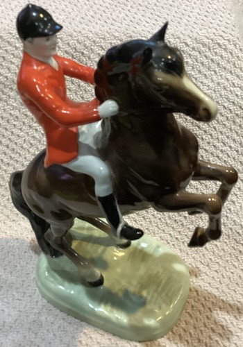 Beswick Fox Hunt Porzellan Aufzucht Jäger Reiter Figur - Bild 2 von 8