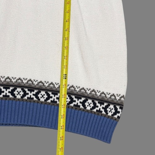 Icewear Islanda Maglione Maglia Motivo Nordico 1/4 Zip Uomo XL DIFETTO - Foto 9 di 10
