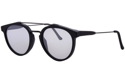 RetroSuperFuture Giaguaro Zero HO8/R F16 Sunglasses Black/Grey Oval Shape 51mm