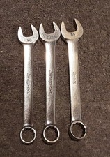 SNAP ON IMPERIAL COMBINATION  SPANNERS. SET OF 3. OEX200 5/8th- OEX160 1/2 inch