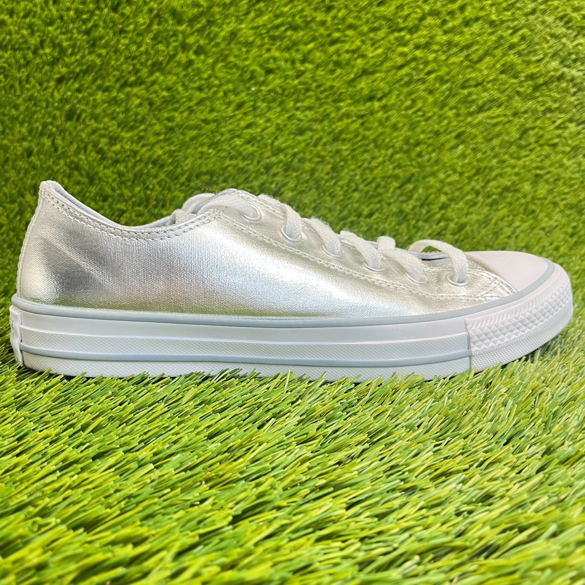 Converse Chuck Taylor All Star OX Silver for sale | eBay