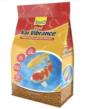 TetraPond Koi Vibrance,Soft Sticks, Easy to Digest Floating Pond Food, 5.18 lbs