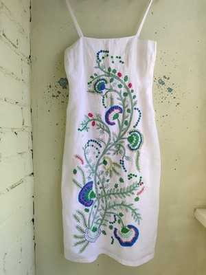Women French Connection Dress White Cotton S