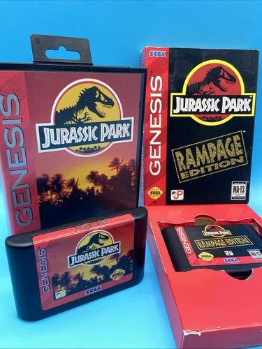 SEGA genesis jurassic park Game Lot TESTED Working VTG