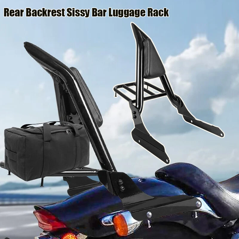 Подходит для Honda Shadow VLX600 VT600 1999-2007 годов выпуска задняя спинка штанга Sissy и багажник - Изображение 3 из 4