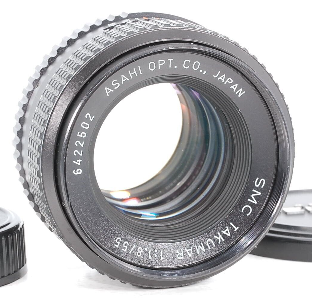 Asahi Pentax Opt SMC Takumar 55mm f/1.8 M42 Screw Mount [Exc+5