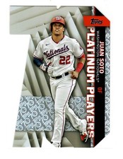 Juan Soto 2021 Topps Platinum Die Cut 70th Anniversary Parallel #/70 SSP NY Mets