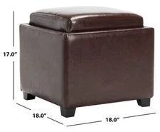 Safavieh Bobbi Tray Storage Ottoman, Reduced Price 2172710205 HUD4006A