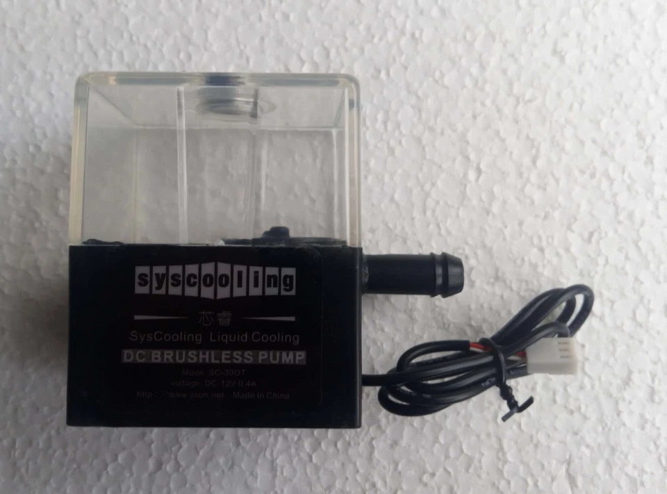 Wasserpumpe mit Tank bzw Ausgleichsbehälter | für Wasserkühlung | 12V | 4W | Neu - Bild 4 von 4