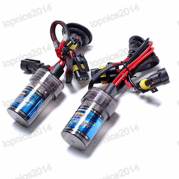 2Pcs H9 35W 6000k HID Xenon Bulbs Replacement Headlight Conversion 12V - Image 2 of 4