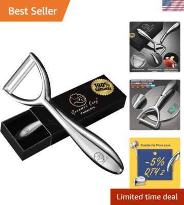 Ultra Sharp Y Peeler   Rust-Free Steel with Gift-Ready Packaging for Kitchen