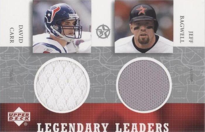2002-03 Upper Deck UD Superstars - David Carr Jeff Bagwell #DC/JB-L - 1 of 1