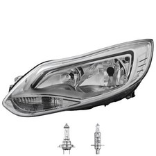 Scheinwerfer links H7/H1 chrom für Ford Focus III Stufenheck Turnier inkl Lampen