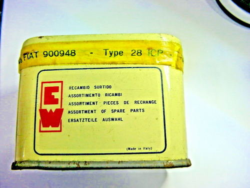 +WEBER CARBURETTOR 28ICP FIAT 600D GENUINE BOLOGNIA REBUILD KIT - Picture 7 of 8