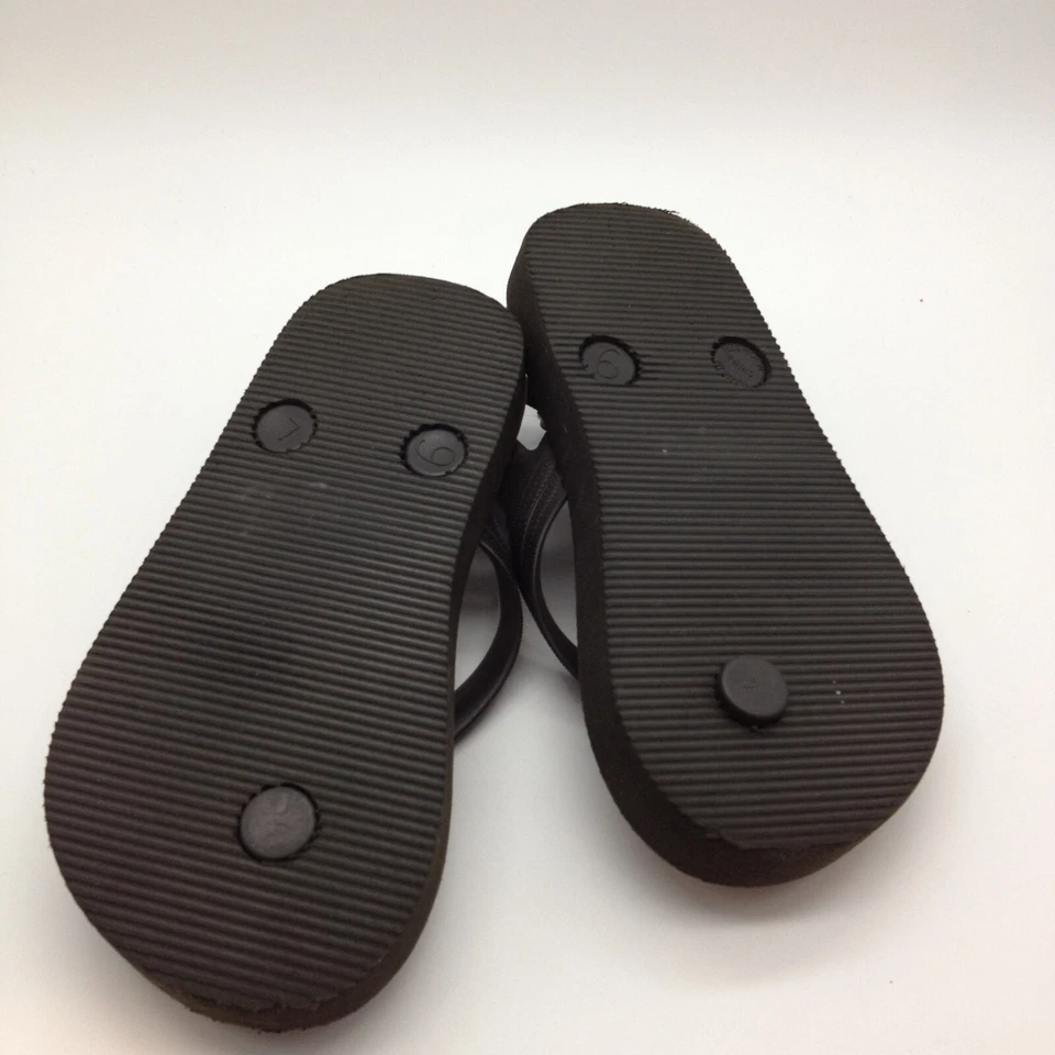 ANTIGUAS CHANCLAS NAVY JÓVENES NIÑOS TALLA 9 OLIVA CAMUFLAJE NEGRO ~ NUEVAS SIN ETIQUETAS Foto 3 de 3