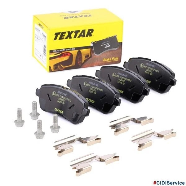 Kit Pastiglie Freno Anteriori Textar Ford Fiesta VI 1.25 1.4 GPL TDCi 1.6 2009> - Imagen 2 de 4