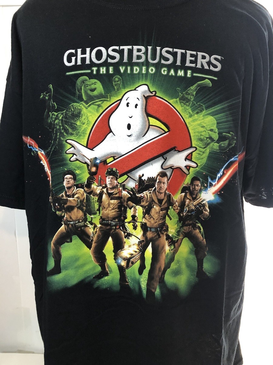 Ghostbusters: The Video Game Tシャツ Ghostbusters The Video Game Promo T-Shirt Black Men's XL NWT