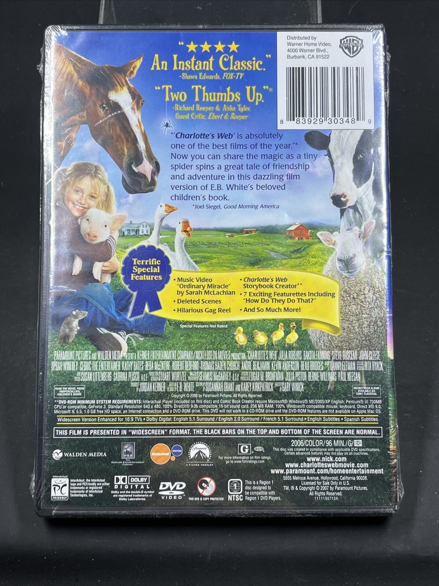 洋画・外国映画 Story of Charlot CLMD-006 DVD Charlotte's Web (DVD, 2006) 883929303489| eBay