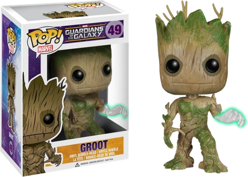 Funko Pop! Vinyl: Marvel - Groot - (Glow) - Loot Crate (Exclusive) #49