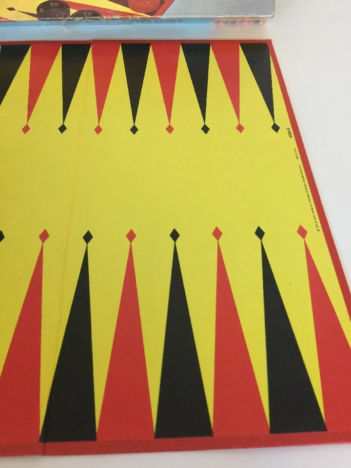 复古双陆棋和艾西-杜西棋盘游戏 Milton Bradley 1973 年零件 — 第 4/4 张图片