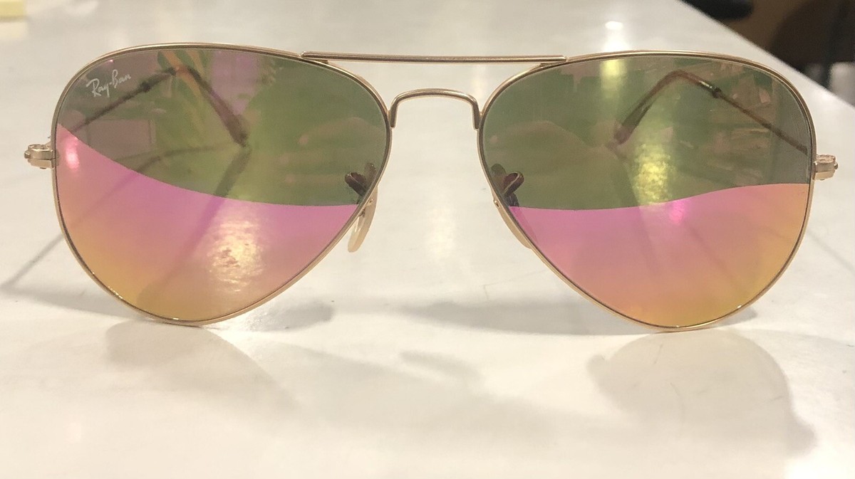 Ray-Ban RB3025 112/Z2 58 mm Gold Frame Copper Flash (Pink  display picture 1