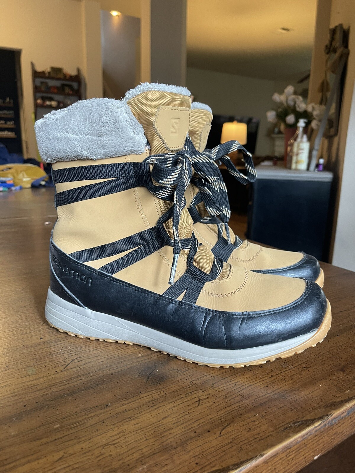 Stivali invernali da donna Salomon Heika LTR CS WP misura 8 5 impermeabili