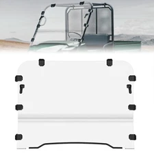 KEMIMOTO Front Folding Windshield Fold Up Clear for Kawasaki Mule 3010 2003-2009