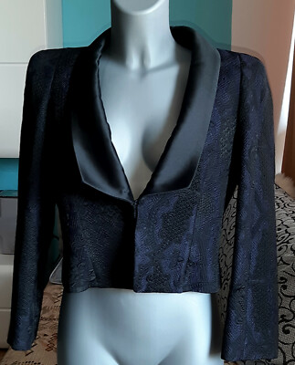 Neu 289 !! Luxus Damen-Frack Abendjacke Blazer von Caramelo Spanien Gr. 38 - 40
