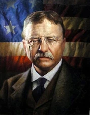 President THEODORE ROOSEVELT Superb Color  PHOTO (176-K)
