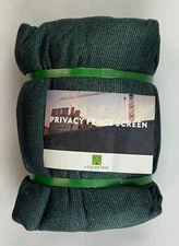 ColourTree Privacy Fence Screen Mesh Fabric Sun Shade Sail Dark Green 4 x 50 ft