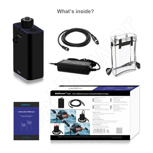 Batería de carrete de pesca eléctrico Daiwa TANACOM 1000 750 500 7800mAh-15000mAh - Imagen 26 de 32
