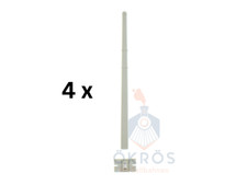 4 Stück Hobbex Betonturmmaste, rechteckig, 140mm hoch - H0 - ÖBB, 2. Wahl