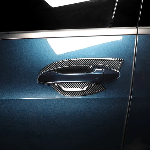 Carbon Faser Außen Türgriff Schale Abdeckung Blenden Für Kia Sportage V Zubehör - Bild 3 von 4