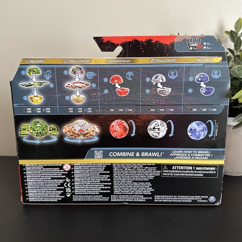 Bakugan 5 Battle Pack Special Attack BRUISER Dragonoid HAMMERHEAD Nillious 2023 - Picture 4 of 6