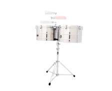 Latin Percussion 15" and 16" Prestige Thunder Timbales - Stainless Steel
