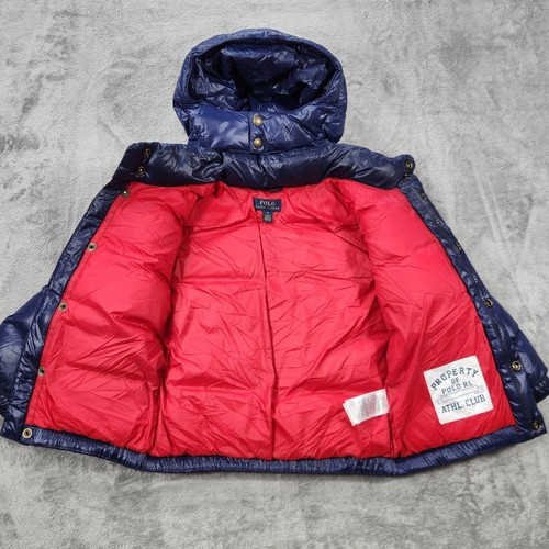Polo Ralph Lauren Kids Size 5 Jacket Down Puffer Blue Water Repellent - Picture 5 of 10
