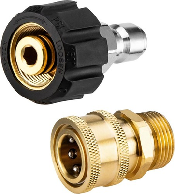 #ad #ad Pressure Washer Adapter Set Quick Connect Kit M22 14mm to 3 8 Inch Quick Conne $11.80