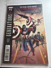 Marvel Comics Generations #1 The Americas Sam Wilson Steve Rogers Captain Ameri…
