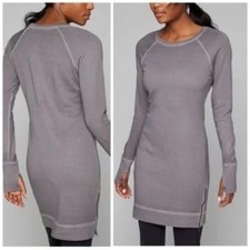 ATHLETA Sweatshirt Dress, Eco Wash, Size Small Tall PRE-OWNED
