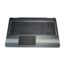 Palmrest For HP Pavilion 15-AU 15-AW Keyboard Backlit Touchpad Black 856035-001