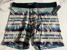 New Stance Mens Designer Street Art Boxer Brief Cotton Blend 6" Underwear Size M