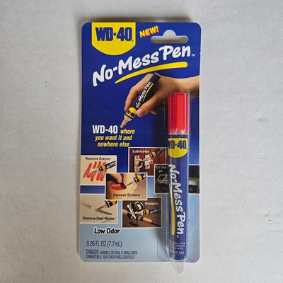 #ad WD40 No Mess Pen 0.26 FL OZ 7.7mL Precision Applicator Lubricant Low Odor NOS $5.99