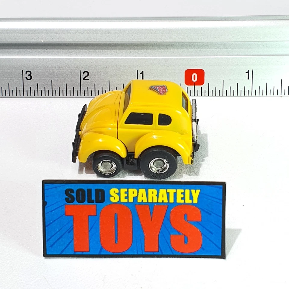 Mini vehículo Transformers G1 BUMBLEBEE COMPLETO Pre Rub Takara 1984 Japón Foto 3 de 4