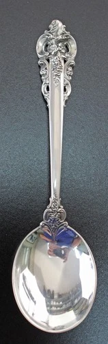 Wallace Sterling Grande Baroque Cream Soup Spoons