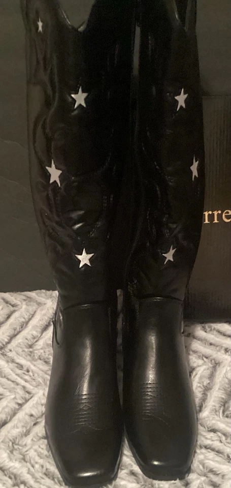 Botas occidentales Pierre Dumas Black Star talla 9 Foto 2 de 4