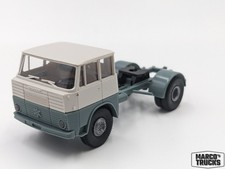 Brekina Henschel HS16 Zugmaschine 2achs beige/blau unbedruckt 1:87 /BR704