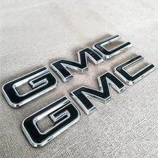 NEW Front & Rear Emblem Chrome kit For 2019 - 2026 GMC Sierra 1500 2500HD 3500HD