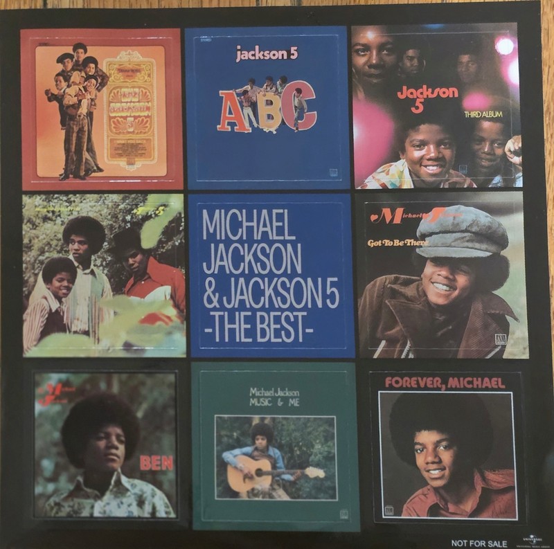 Jackson Five 2026 EXCLUSIVE DOUBLE REAR PICTURE STICKERS RARE VINTAGE